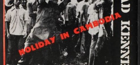 Holiday In Cambodia Uma Canção Punk Rock Que Explora a Intrigantes Tensões Entre Melancolia e Rebeldia